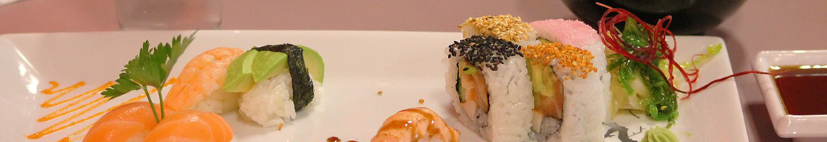 Eating Japanese at Edo Grill restaurant in San Anselmo, CA.